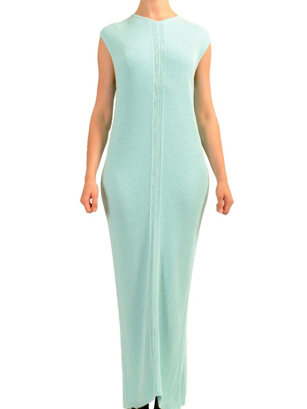 Hugo Boss Women's "Ferba" Sleeveless Stretch Knit Long Dress US S IT 40
